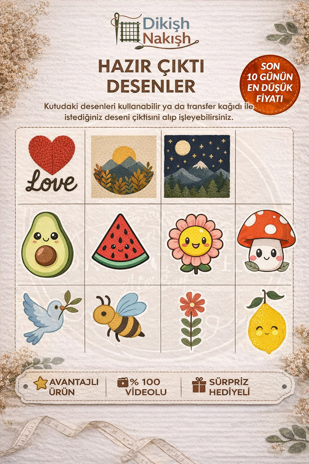 DikişNakış İlmek İlmek Set